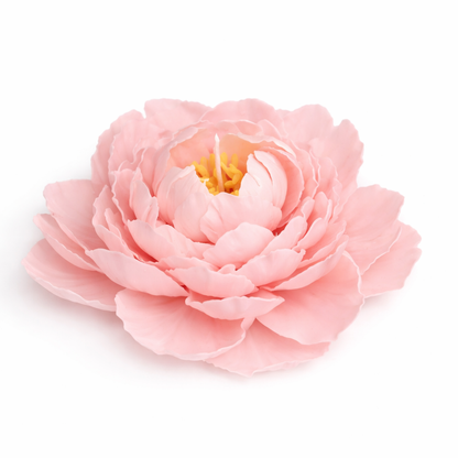 Handmade peony flower candle unscented decorative candle